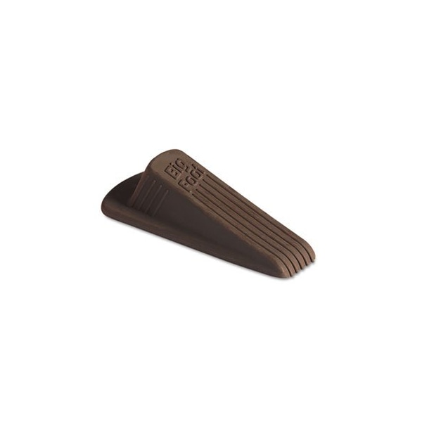 Master Caster Co Master, BIG FOOT DOORSTOP, NO SLIP RUBBER WEDGE, 2.25W X 4.75D X 1.25H, BROWN, 2PK 00971 - main
